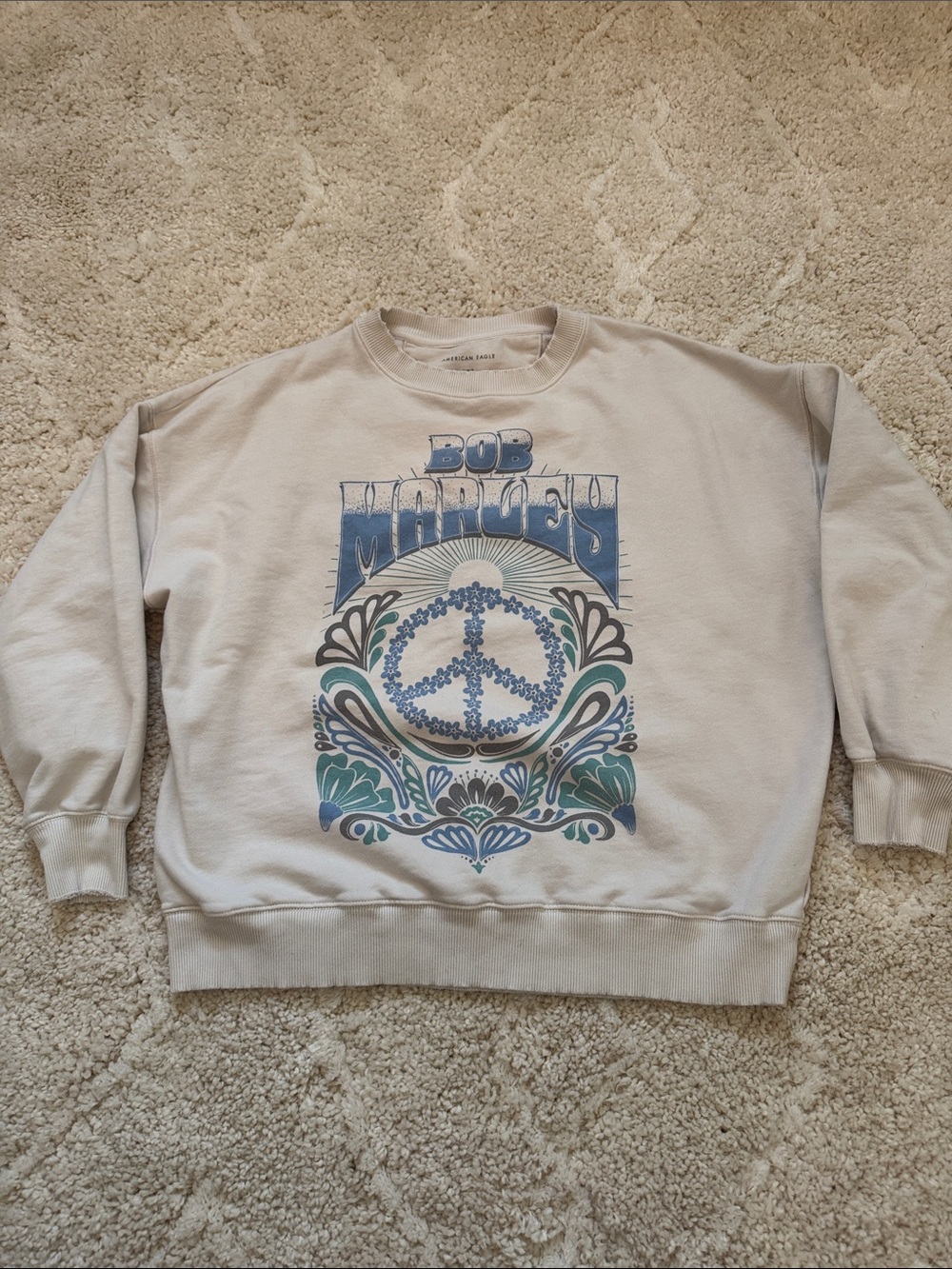 American Eagle Outfitters Bob Marley Crewneck Sweatshirt